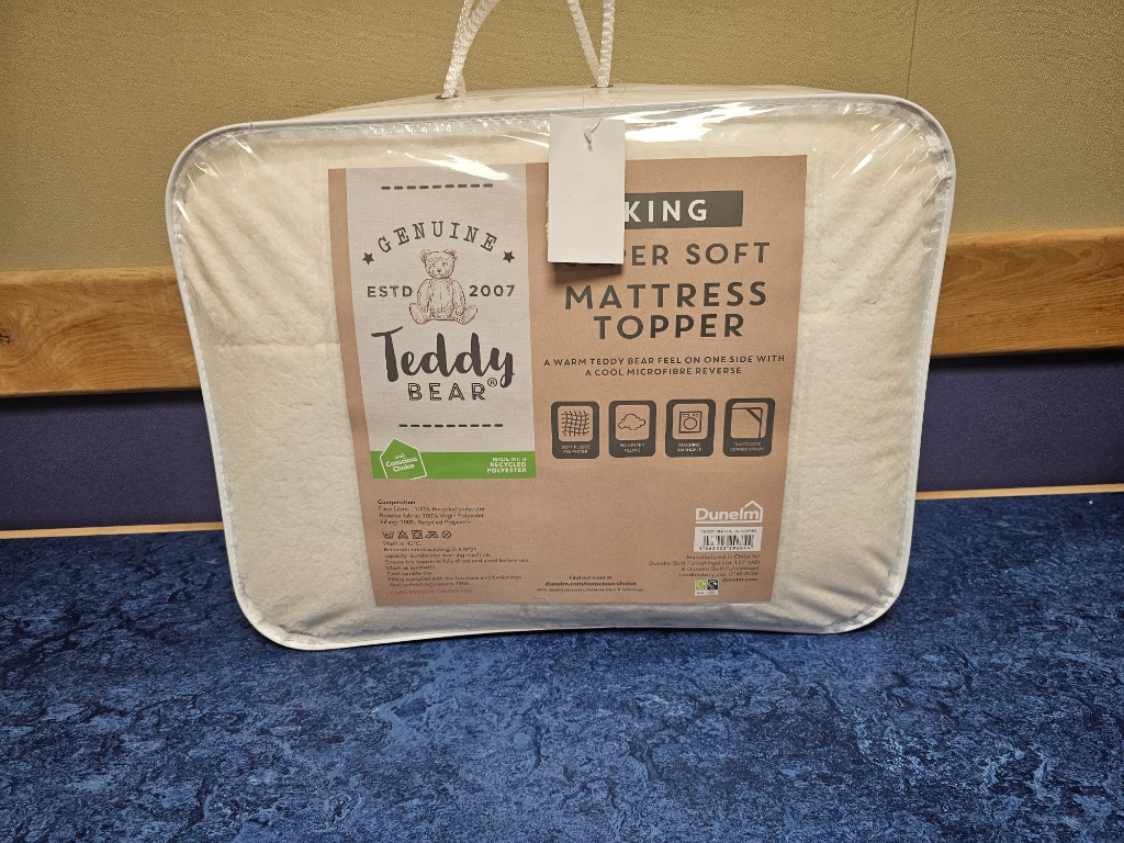 Dunelm Teddy Mattress Topper