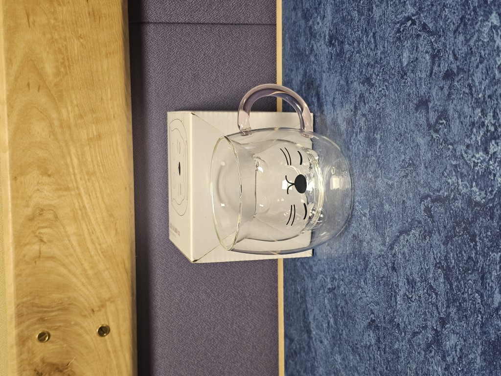 Little Cat Double Cup Glass